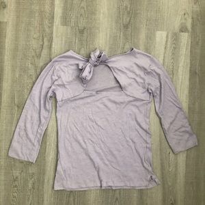 Tie back J crew shirt